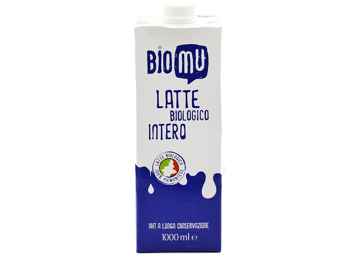 etichetta 1 LATTE UHT INTERO 1 LT BIO